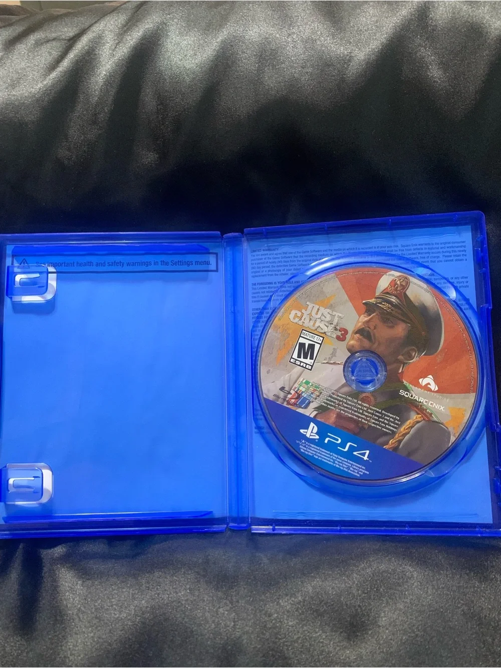 JUST CAUSE 3 Day One Edition PS4 Video Game Rated M EUC